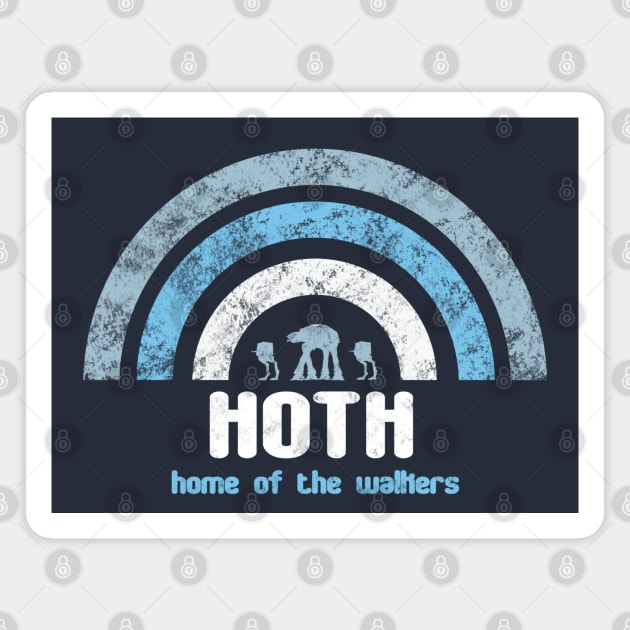 Hoth Walkers Magnet by Milasneeze